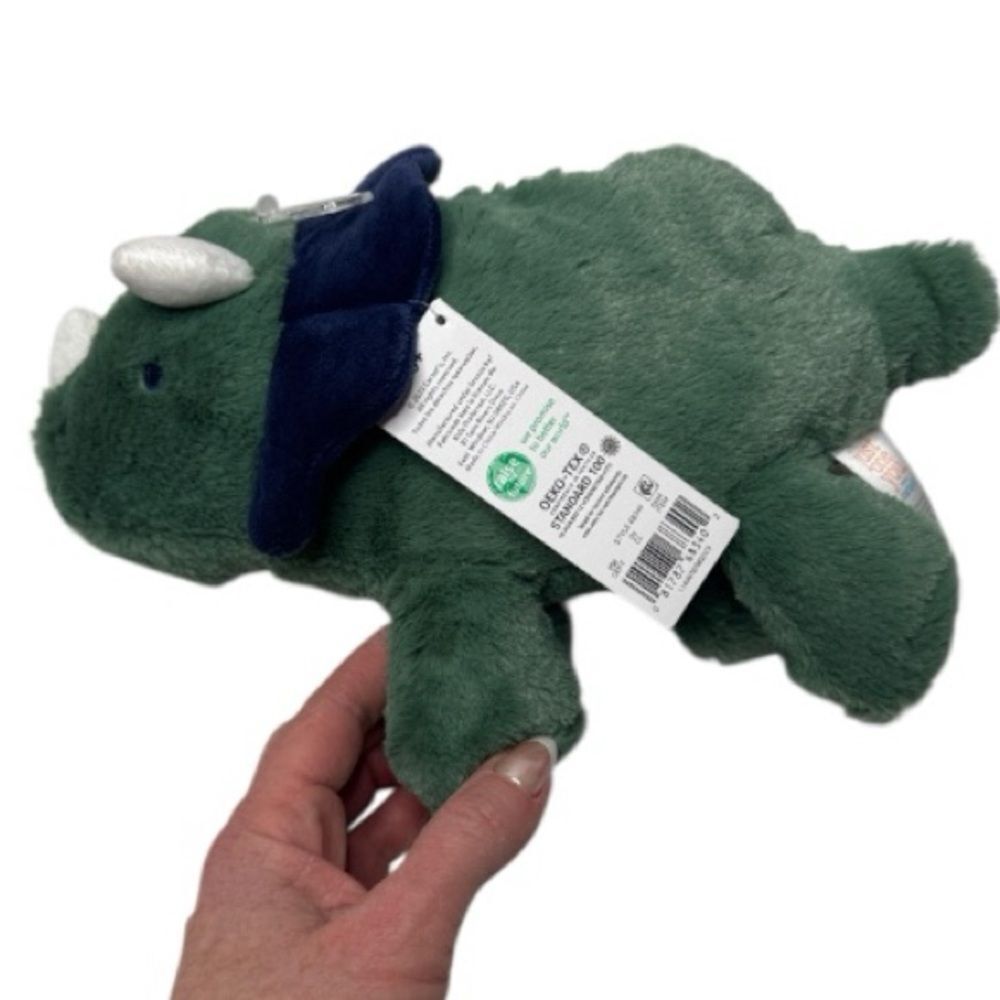 Carter’s Just One You Green and Navy Dinosaur Plush BabyToy. NWT.